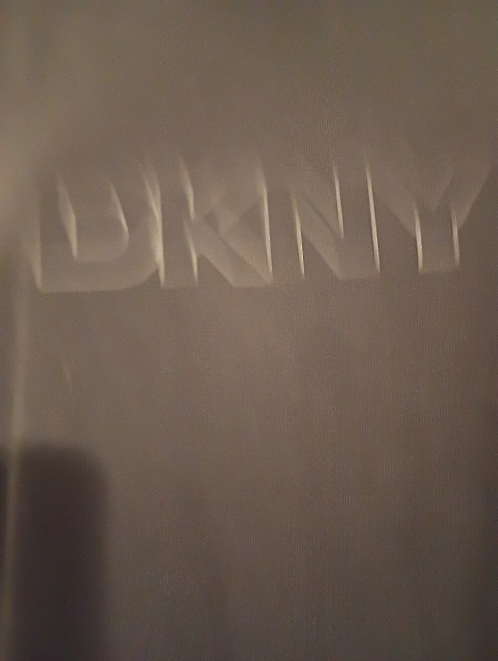 DKNY Embossed Logo T-Shirt in Charcoal